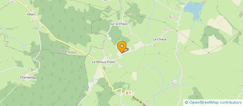 localisation de l'entreprise MONSIEUR JEROME PERROT à MARTIGNY-LE-COMTE