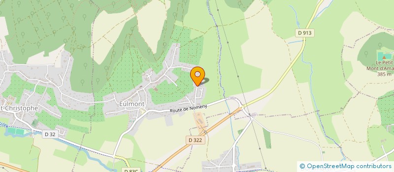 localisation de l'entreprise MONSIEUR JEROME PERTUY  EULMONT