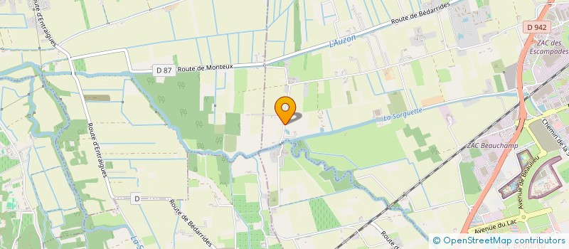 localisation de l'entreprise MONSIEUR JEROME PESAINS  MONTEUX