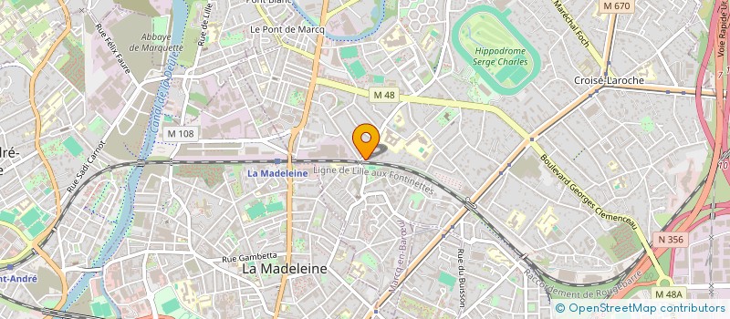 localisation de l'entreprise MONSIEUR JEROME PESCHARD à MARCQ-EN-BARŒUL