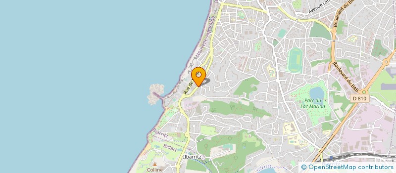 localisation de l'entreprise MONSIEUR JEROME PETIT à BIARRITZ