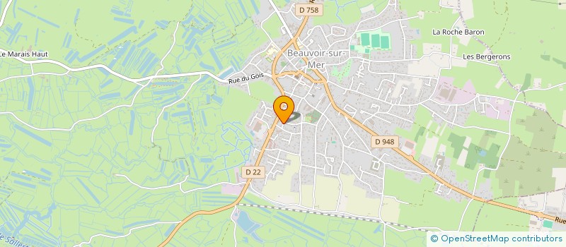 localisation de l'entreprise MONSIEUR JEROME PETIT à BEAUVOIR-SUR-MER