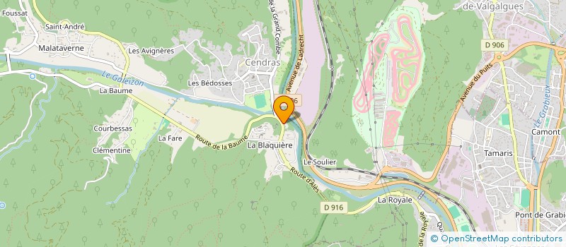 localisation de l'entreprise MONSIEUR JEROME PEYREBESSE  SAINT-PAUL-LA-COSTE