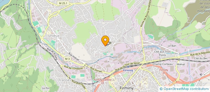 localisation de l'entreprise MONSIEUR JEROME PEYRON  UNIEUX