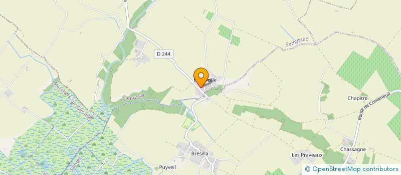 localisation de l'entreprise MONSIEUR JEROME PEYVEL  SEMUSSAC