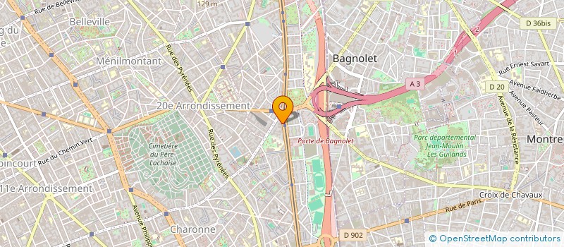 localisation de l'entreprise MONSIEUR JEROME PHILIPPE  PARIS