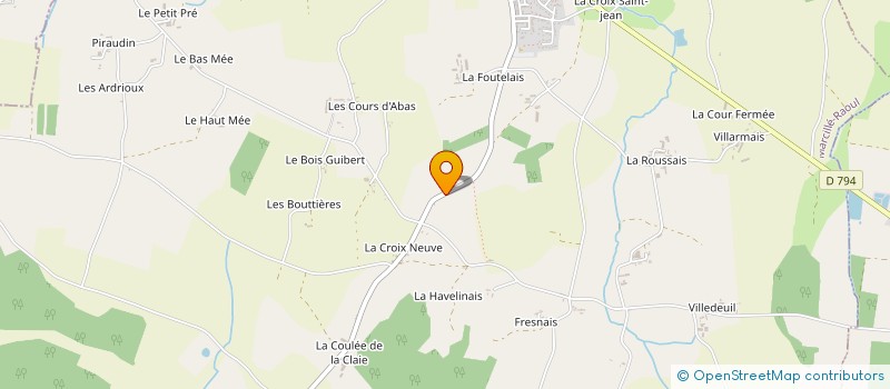 localisation de l'entreprise MONSIEUR JEROME PHILIPPE  BAZOUGES-LA-PEROUSE