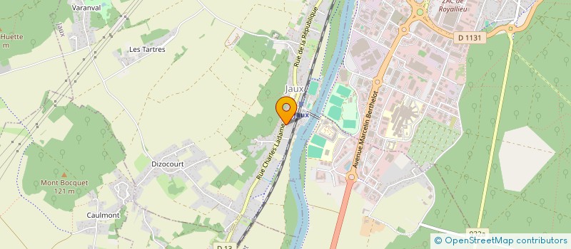 localisation de l'entreprise MONSIEUR JEROME PHILIPPOT  JAUX