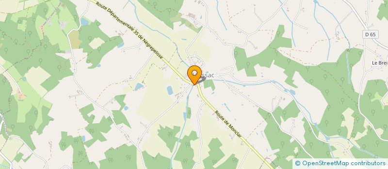 localisation de l'entreprise MONSIEUR JEROME PIAZZA  VAISSAC