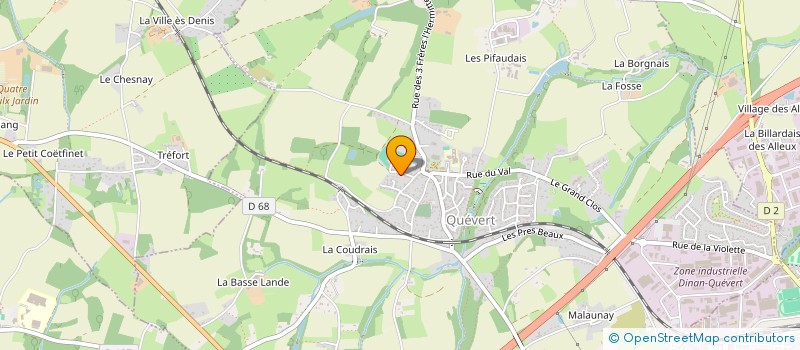 localisation de l'entreprise MONSIEUR JEROME PICARD  QUEVERT