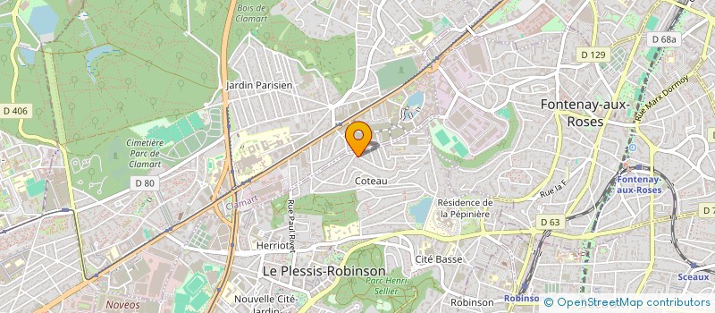 localisation de l'entreprise MONSIEUR JEROME PICART  LE PLESSIS-ROBINSON