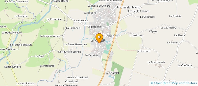 localisation de l'entreprise MONSIEUR JEROME PICHON DE BURY  VITRE