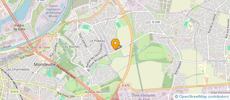 localisation de l'entreprise MONSIEUR JEROME PICOT  GIBERVILLE