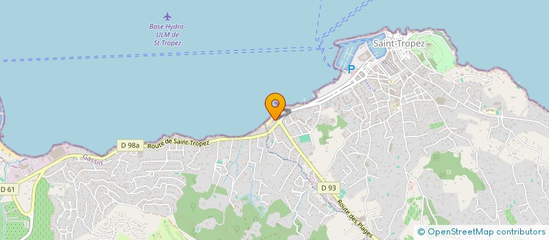 localisation de l'entreprise MONSIEUR JEROME PIEGTS  SAINT-TROPEZ