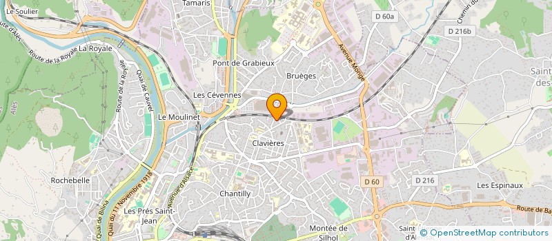 localisation de l'entreprise MONSIEUR JEROME PIENKOWSKI à ALES