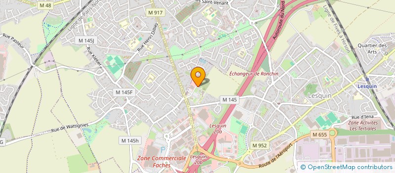 localisation de l'entreprise MONSIEUR JEROME PIERRART à LESQUIN