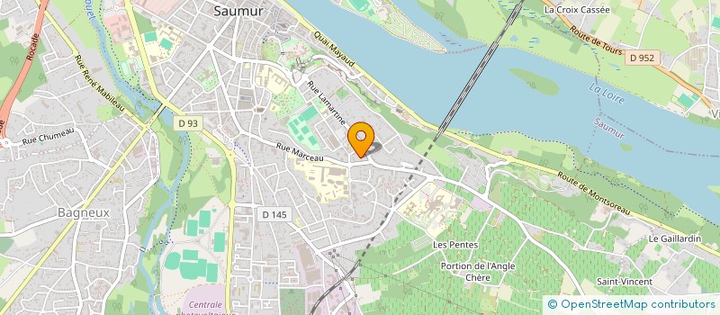 localisation de l'entreprise MONSIEUR JEROME PIGEON  SAUMUR