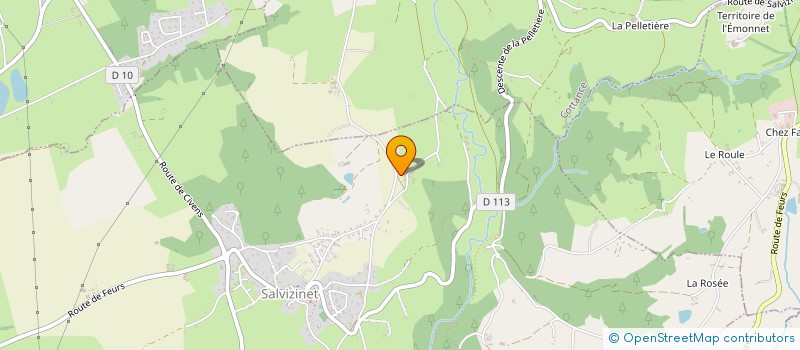 localisation de l'entreprise MONSIEUR JEROME PILON  SALVIZINET