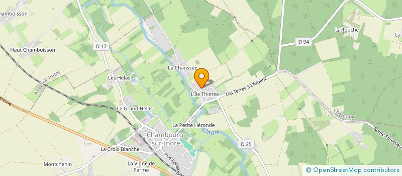 localisation de l'entreprise MONSIEUR JEROME PIMBERT  CHAMBOURG-SUR-INDRE