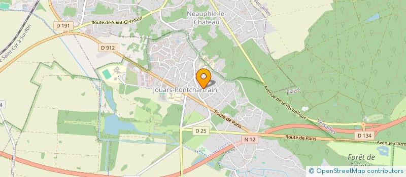 localisation de l'entreprise MONSIEUR JEROME PINET  JOUARS-PONTCHARTRAIN