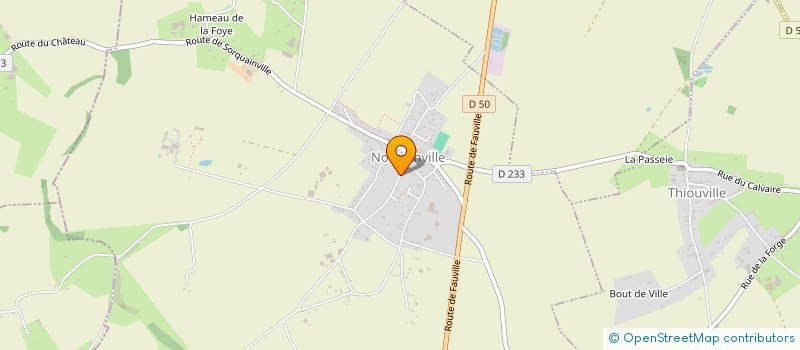 localisation de l'entreprise MONSIEUR JEROME PIQUENOT  NORMANVILLE