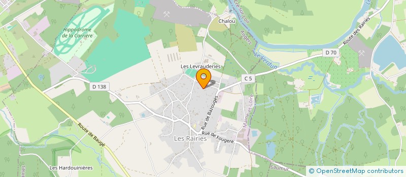 localisation de l'entreprise MONSIEUR JEROME PIRALI  LES RAIRIES