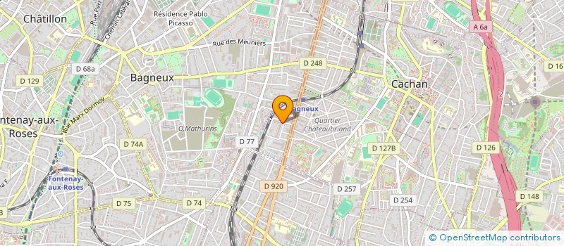 localisation de l'entreprise MONSIEUR JEROME PIRON à BAGNEUX