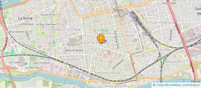 localisation de l'entreprise MONSIEUR JEROME PITAULT  TOURS