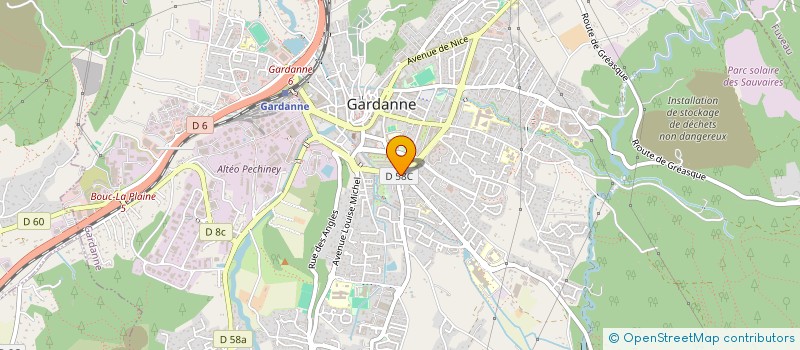 localisation de l'entreprise MONSIEUR JEROME PITOL-BELIN à GARDANNE