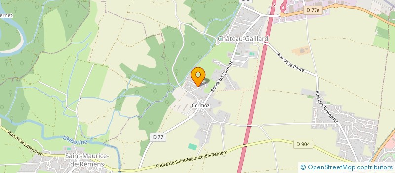 localisation de l'entreprise MONSIEUR JEROME PIVOTTO à CHATEAU-GAILLARD