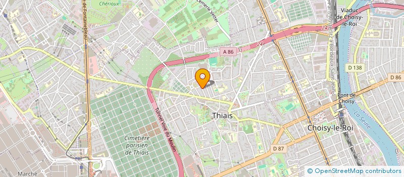 localisation de l'entreprise MONSIEUR JEROME PLANSON  THIAIS