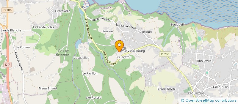 localisation de l'entreprise MONSIEUR JEROME PLAZE  PAIMPOL