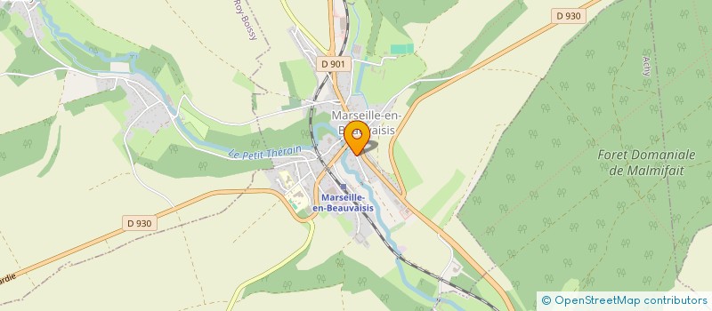 localisation de l'entreprise MONSIEUR JEROME PLOMMET  MARSEILLE-EN-BEAUVAISIS