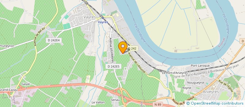 localisation de l'entreprise MONSIEUR JEROME PLOUVIEZ  VAYRES