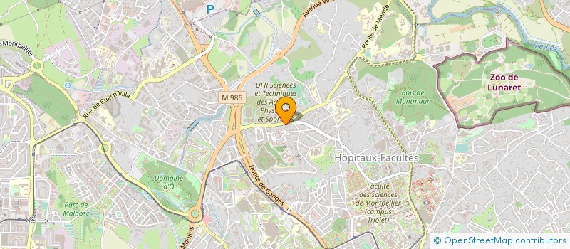 localisation de l'entreprise MONSIEUR JEROME POINCET à MONTPELLIER