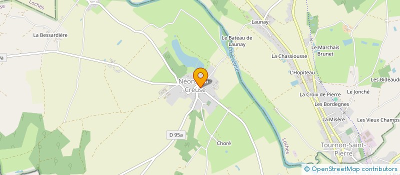 localisation de l'entreprise MONSIEUR JEROME POINSON à NEONS-SUR-CREUSE
