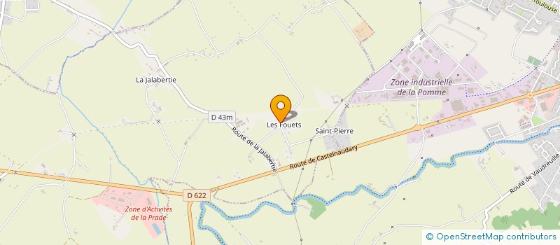 localisation de l'entreprise MONSIEUR JEROME POIRIER à ST FELIX LAURAGAIS