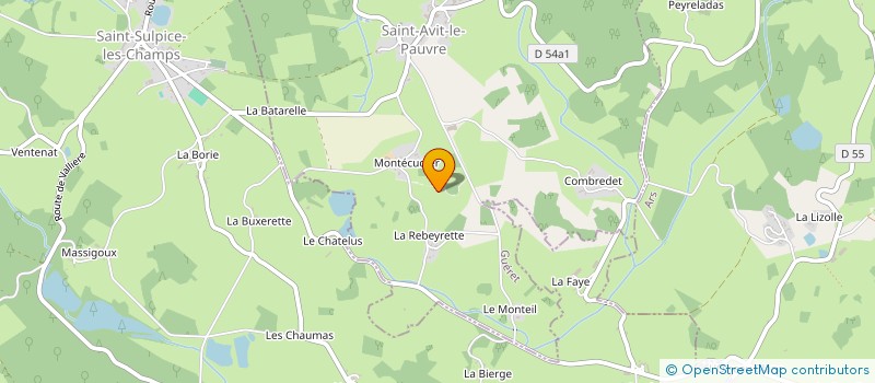 localisation de l'entreprise MONSIEUR JEROME POIRIER à SAINT-AVIT-LE-PAUVRE