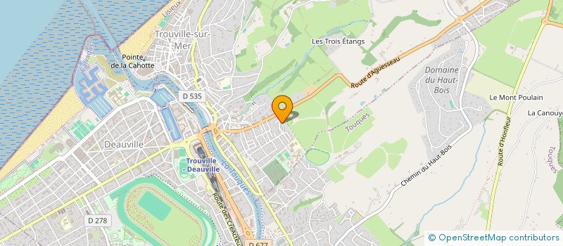 localisation de l'entreprise MONSIEUR JEROME POIRIER  TROUVILLE-SUR-MER