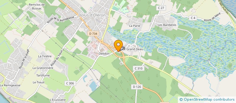 localisation de l'entreprise MONSIEUR JEROME POISBLEAU à DOLUS D'OLERON