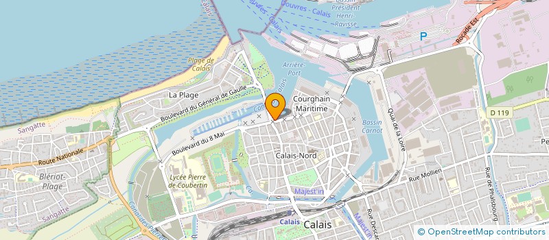 localisation de l'entreprise MONSIEUR JEROME POISON  CALAIS