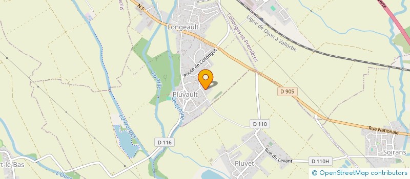 localisation de l'entreprise MONSIEUR JEROME POITRIMOL  LONGEAULT-PLUVAULT