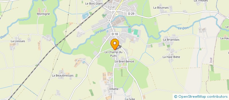 localisation de l'entreprise MONSIEUR JEROME POLLET à ISSE