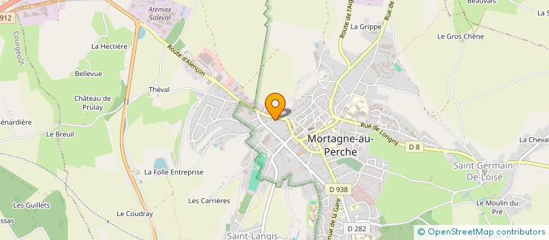 localisation de l'entreprise MONSIEUR JEROME PONTONNIER à MORTAGNE-AU-PERCHE