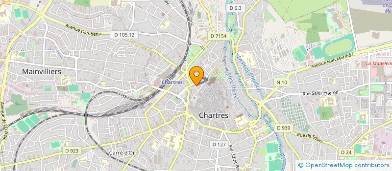 localisation de l'entreprise MONSIEUR JEROME POPOT à CHARTRES