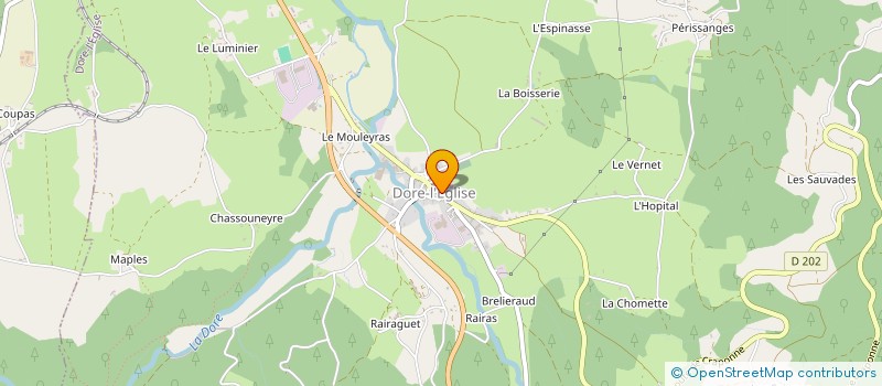 localisation de l'entreprise MONSIEUR JEROME PORTAIL à DORE-L'EGLISE