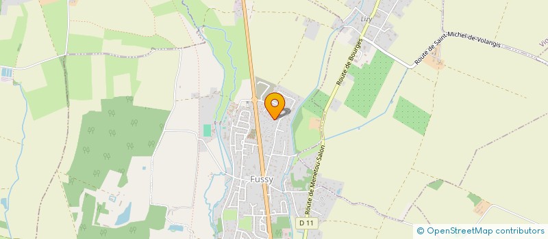 localisation de l'entreprise MONSIEUR JEROME PORTE  FUSSY