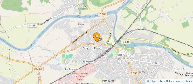 localisation de l'entreprise MONSIEUR JEROME PORTET à SAINT-SULPICE-LA-POINTE