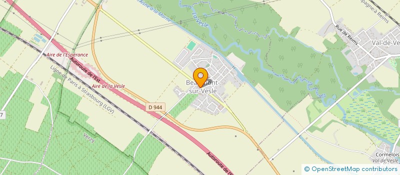 localisation de l'entreprise MONSIEUR JEROME PORTIER  BEAUMONT-SUR-VESLE