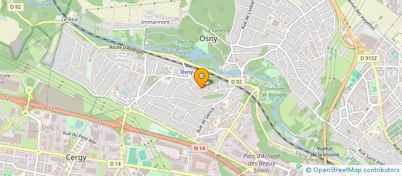 localisation de l'entreprise MONSIEUR JEROME POSTEL-VINAY  OSNY